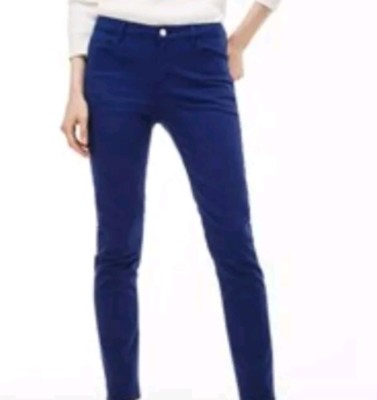 Lacoste Cotton Denim Stretch Slim Fit Hose Trousers Blau Damen Größe 29 REF &¥