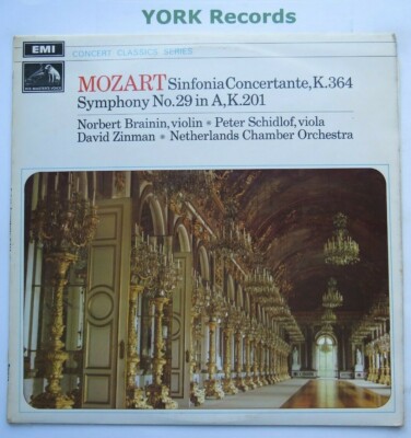 SXLP 20112 - MOZART - Sinfonia Concertante For Violin & Viola - Ex LP Record