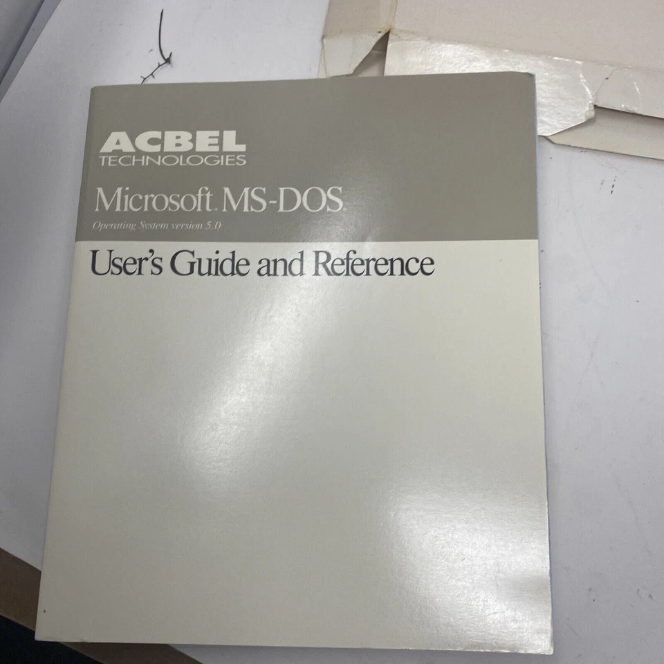 Microsoft MS-DOS 5 on  5 x 5-1/4" 5.25" Acbel Technologies Floppy Disks Complete - Image 3 of 4