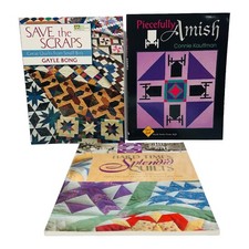 Lot of 3 Quilting Books Piecing Pattern Projects Various Publishers Softcover 2