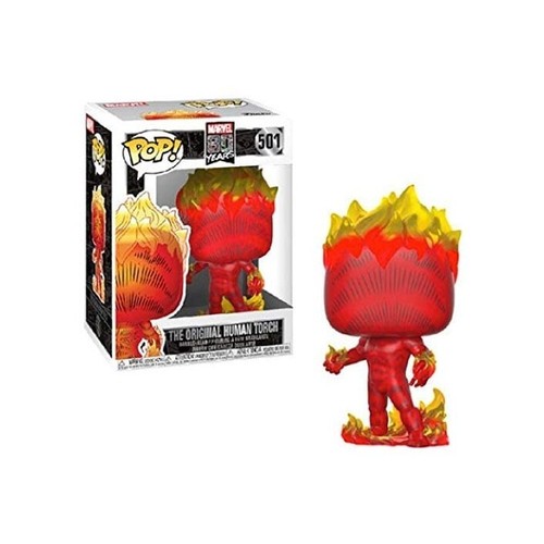 Figura Funko Pop! Marvel 80th Antorcha Humana Modelo 501 | 42653 Figura en Vinil - Imagen 2 de 3
