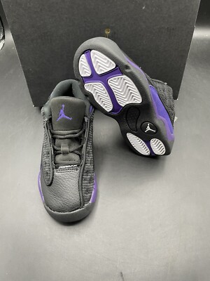 Baby TODDLER Size 9c Jordan 13 Retro TD Court Purple 414581  display picture 1