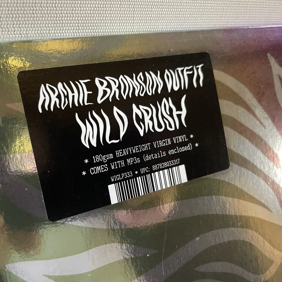 Archie Bronson Outfit Wild Crush Vinyl Record LP Album 180gsm 2014 WIGLP333 - Image 4 of 4