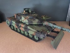 (NEU!) Kettenschutz-Upgrade Leopard 2A6 1:16 Heng Long/Tamiya auf 2A7+
