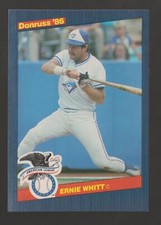 1986 Donruss All-Stars Ernie Whitt Toronto Blue Jays #48 Near Mint or Better