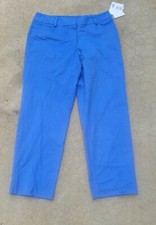 NWT Liz Claiborne Audura 425 Blue Pants Stretch Lyrica Size 12 Womens