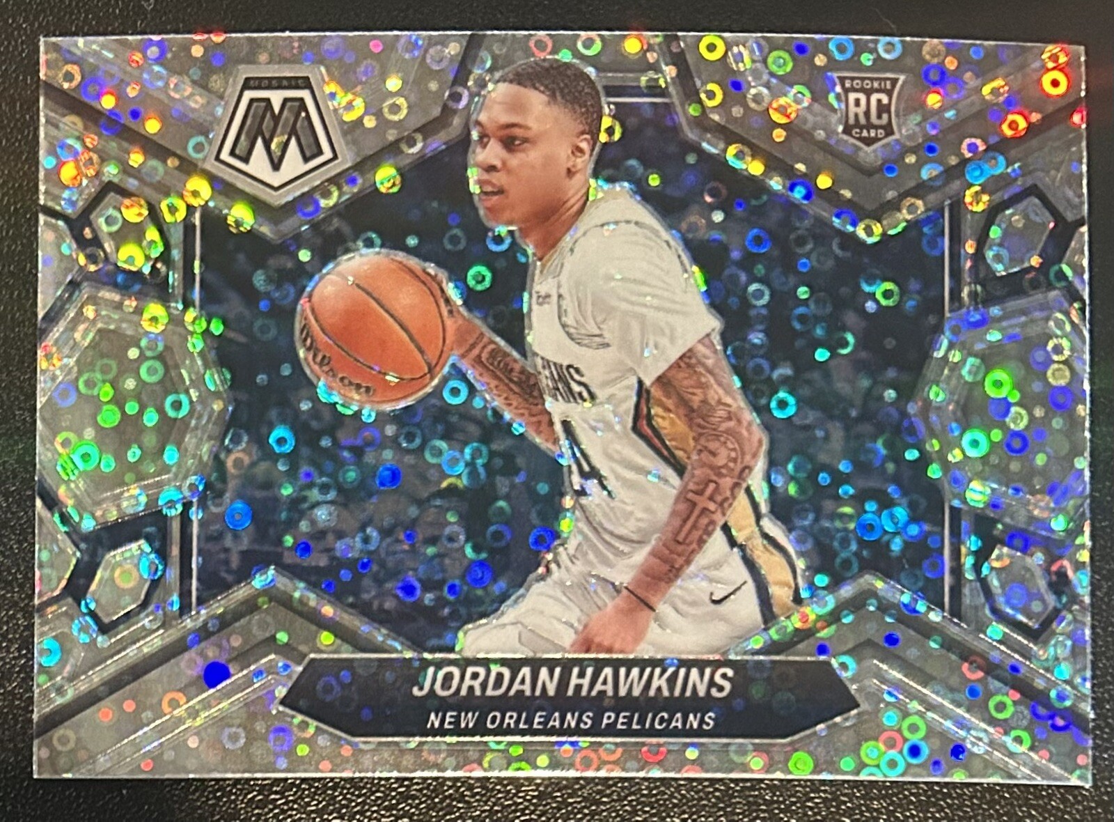 2023-24 Mosaic Jordan Hawkins Rookie Variation Fast Break Horizontal #243