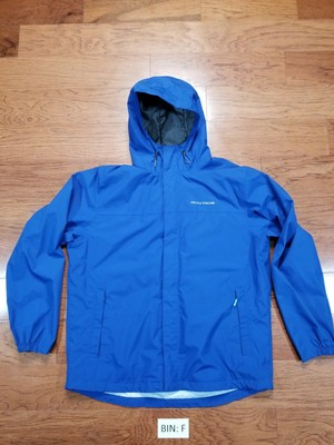 Rain Jacket Mens Size L Full Zip 