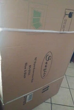 Soozier 10' Gym Exercise Yoga Mat B1-053 Blue Black