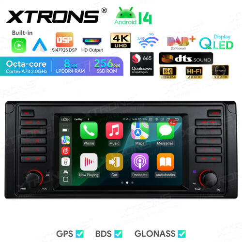 Android 14 7" Car Stereo 8GB 256GB 8-Core GPS NAVI WIFI DSP DTS HiFi for BMW E39 - Picture 4 of 20