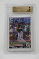 2009 Topps Chrome X-Fractors #214 Gordon Beckham Rookie 🔥Beckett 10 PRISTINE