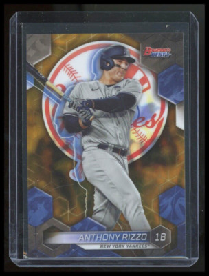 2023 Bowman's Best Anthony Rizzo Gold Lava Refractor #67/75 New York ...