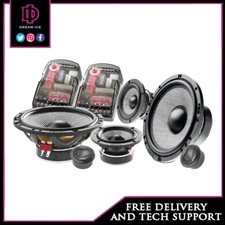 FOCAL 165 AS3 ACCESS SERIES 3 WAY 6.5" 160W MAX CAR DOOR COMONENT SPEAKERS