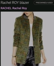 Rachel Roy Wool Like Multicolor Blazer