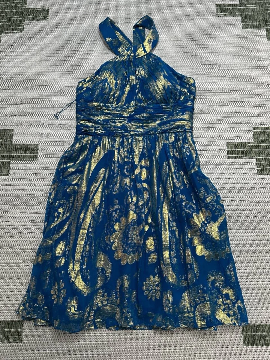 princess polly baby blue dress Aidan Mattox Gold Dresses for Women for sale