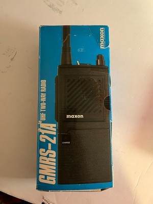vintage Maxon GMRS-21A UHF two-way radio set Untested