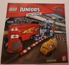 LEGO Juniors 10745 Easy to Build Set of 2 Instruction Manual(s)/Booklets 1 & 2