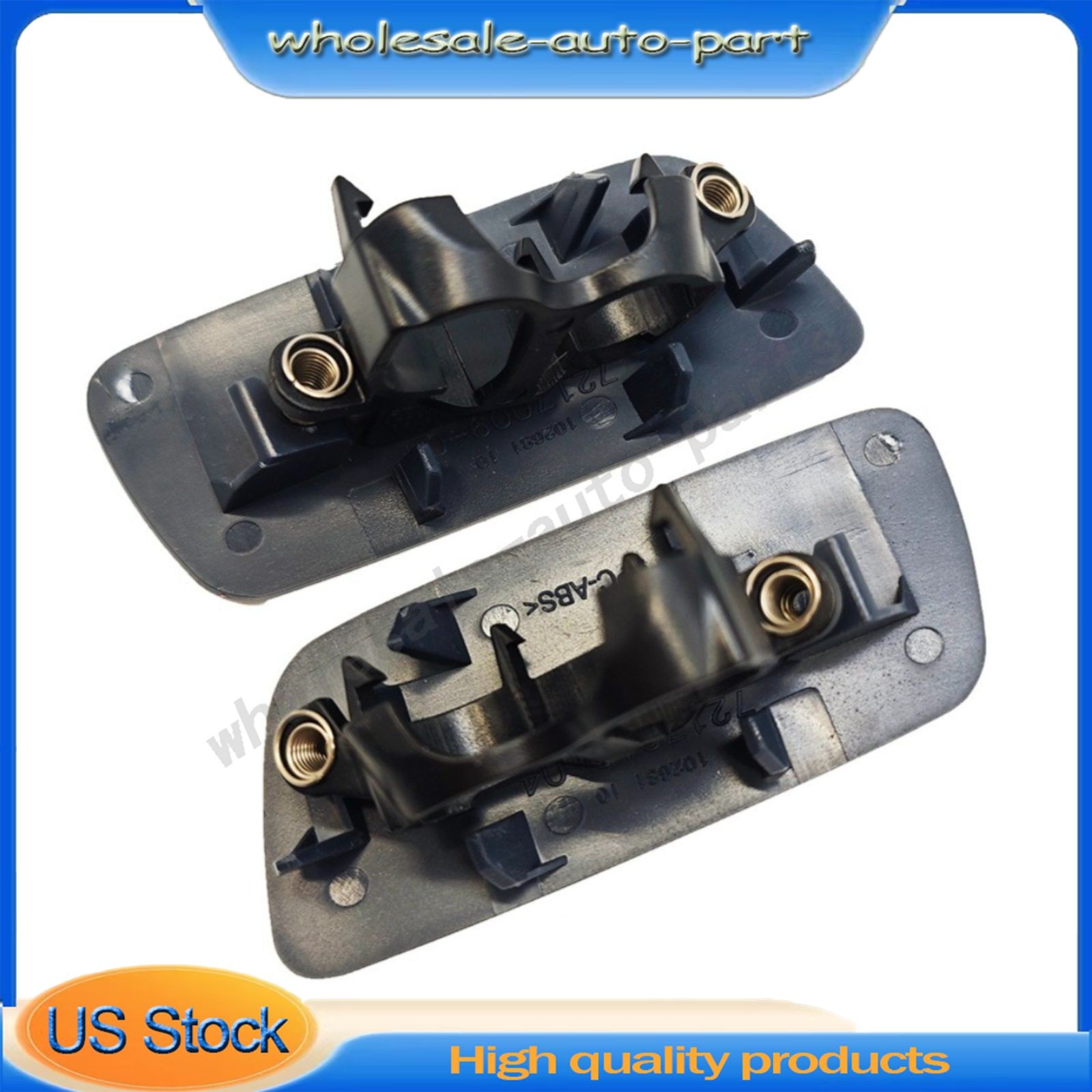 2PCS Front Headlight Washer Cover For 10-18 Rolls-Royce Ghost 61677244959/960
