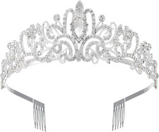 Sparkling Crystal Princess Tiaras for Women Girl Crown Queen Headband Fashion He