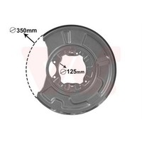 VAN Wezel Spritzblech Bremsscheibe Hinten Links Passend FüR Mercedes E-Klasse