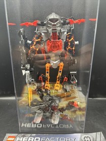 Lego Hero Factory Ordeal of Fire-Fire Lord 2235 Manual & Ball In Display Case