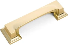 *10 Pack* Cosmas Cabinet Hardware Brushed Gold Handle Cup Pull #8103BG