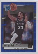 2020-21 Panini Donruss Rated Rookies Choice Blue 14/49 Tre Jones #244 0m89