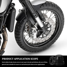 18PCS Car Brake Bleeder Screw Caps, Rubber Auto Grease Fitting Dust Zerk Cove...