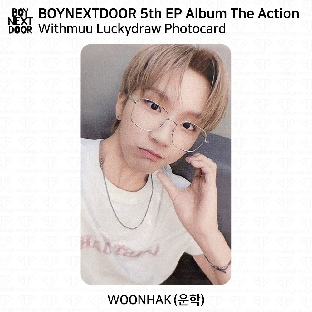 BOYNEXTDOOR 5th EP Album The Action Withmuu Luckydraw Photocard
