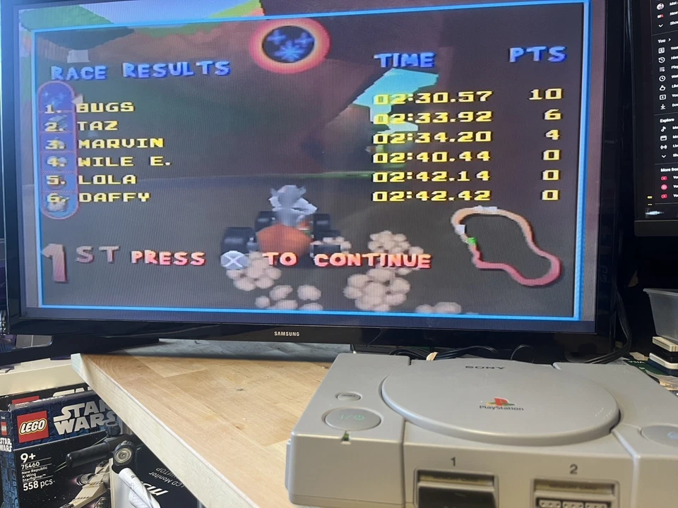 Sony PlayStation 1 PAL SCPH-7502- grey, photo 2 of 2