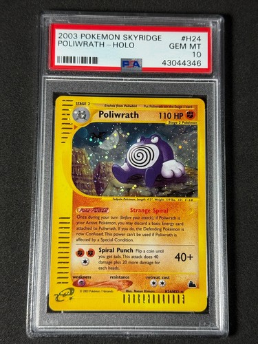 Poliwrath graded PSA 10 for sale on eBay