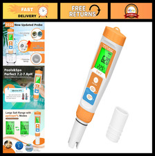 5 in 1 Digital Pool Salt Tester - pH, TDS, EC, Salinity Meter for Aquariums  Ho