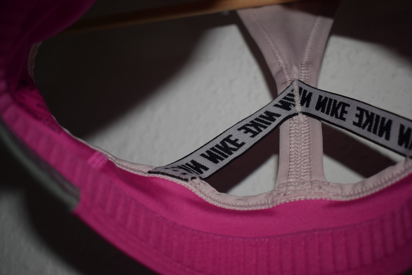 Nike Dri-FIT Swoosh Strappy Sports Bra - Pink/Grey/Lavender image 3