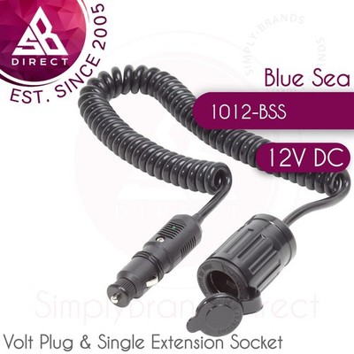 Blue Sea Systems 1012 12V Dc Stecker Mit Einzel Verlängerung   Für Marine Boote