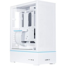 NEW SEALED Lian Li SUP01 Tempered Glass ATX Mid-Tower Case White 3x120mm Fan