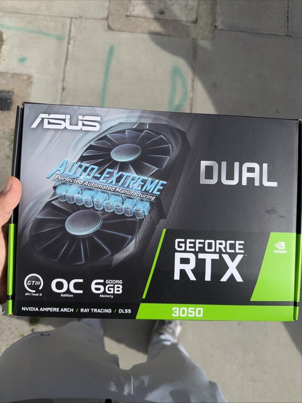 ASUS RTX 3050 Dual Fan Graphics Card 6GB BOX ONLY