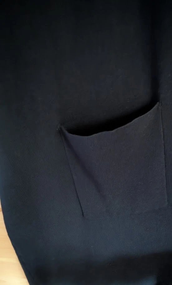 Cárdigan suéter Ulla Popken para mujer talla 20/22 W largo frente abierto Hygge clásico Foto 3 de 4