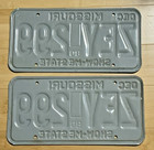 Pair of Dec MISSOURI Show Me State Lic Plate #ZET-299 — photo 2