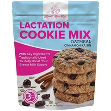 Mommy Knows Best Cinnamon Raisin Lactation Cookie Mix 16 oz