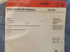 Cardinal Health sterile basins with bowls