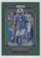 2022 Panini Prizm Green Prizm Amani Oruwariye #101 7gv