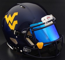 WEST VIRGINIA MOUNTAINEERS WVU Riddell Speed Full Size AUTHENTIC Football Helmet