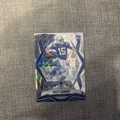 2025 Panini Phoenix - Rookies Riley Leonard #170 Lazer Autographs