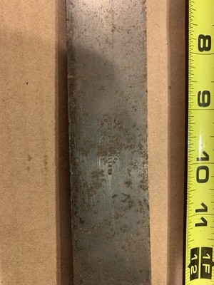 Antique JOHN WIGFALL & CO Sheffield England large carbon steel butcher knife