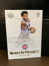 2020-21 Panini Court Kings #25 Saddiq Bey Works in Progress