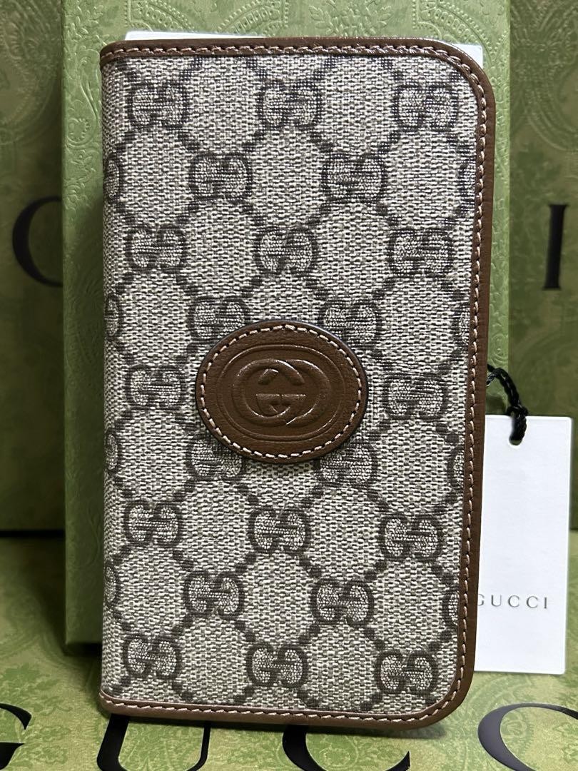 GUCCI iPhone 15 PRO Case, Notebook Style, Card Storage | eBay
