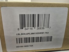 New Sealed Dell Docking Station with 180W Adapter WD19S-180W-TAA 0H8W16
