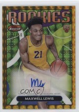2023 Topps Finest Rookie Gold Geometric Refractor 17/50 Maxwell Lewis Auto 0m89