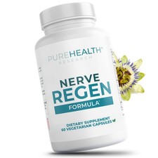 PUREHEALTH RESEARCH Nerve Regen Formula - with Alpha Lipoic Acid ALA Acetyl-L...
