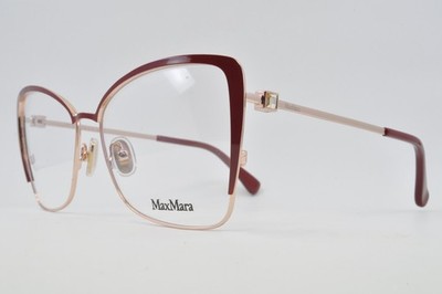 Max Mara Eyeglasses MM5130 066 Gold, Red, Size 56-15-140